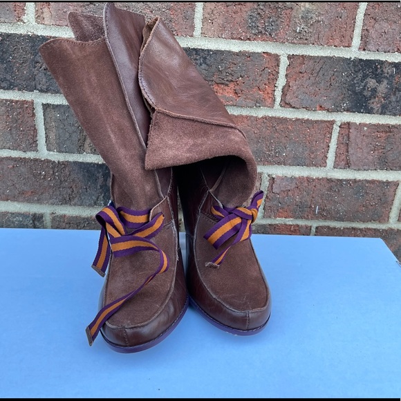 Brown Slouch ankle booties - Picture 7 of 9